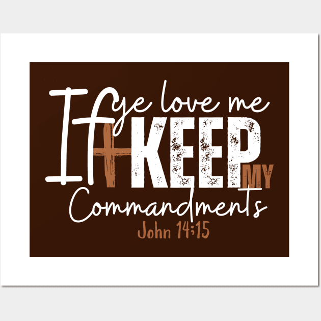 John 14:15 Wall Art by Kikapu creations